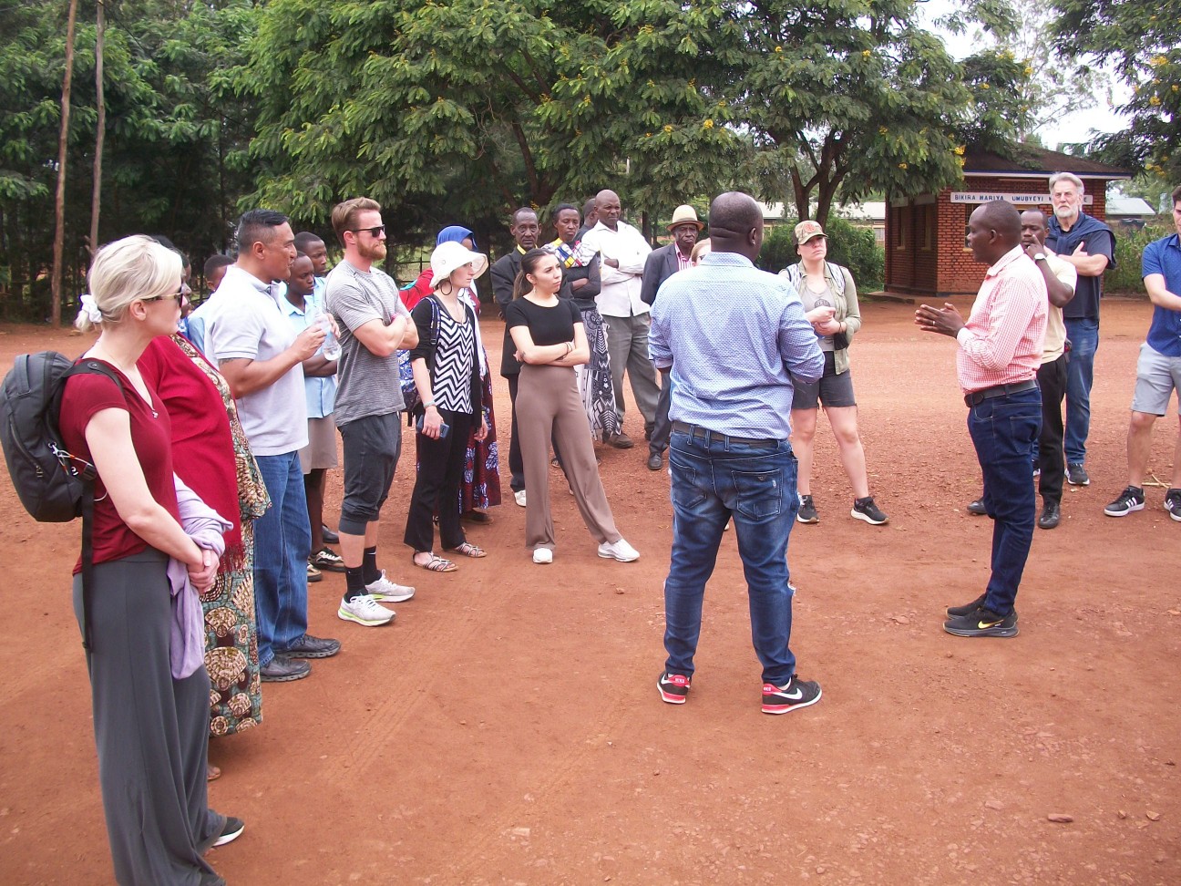 College of William and Mary Williamsburg Virginia visit to PeacEdu Initiative Rwanda